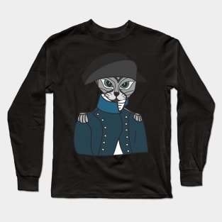 Cat soldier Long Sleeve T-Shirt